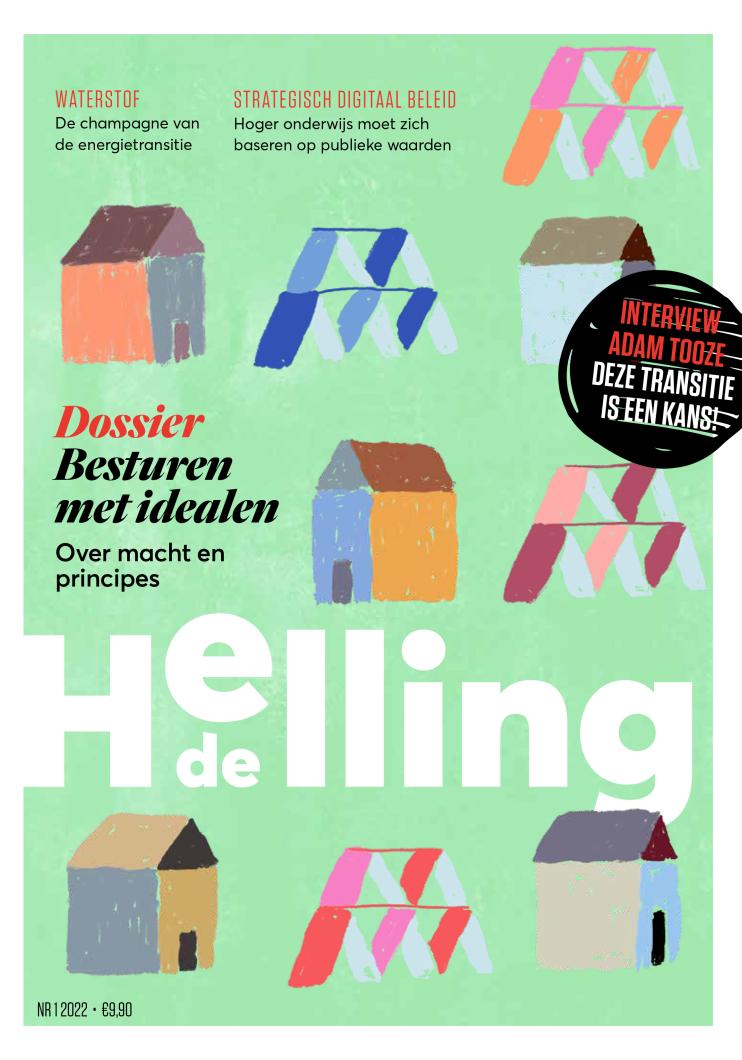 Cover de Helling editie voorjaar 2022 Besturen met idealen